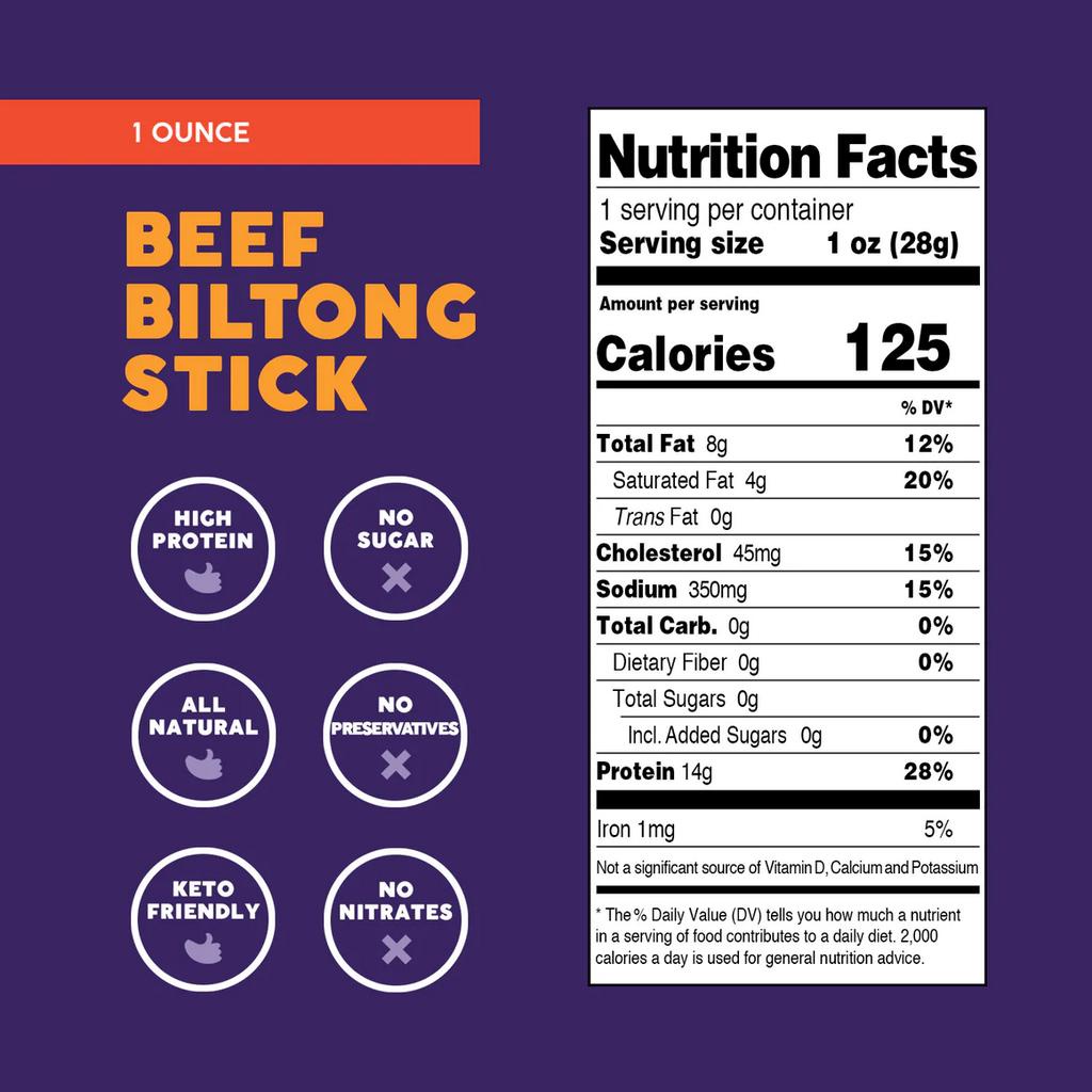 Thịt bò khô không đường Stryve Beef Jerky đủ vị : Made in USA