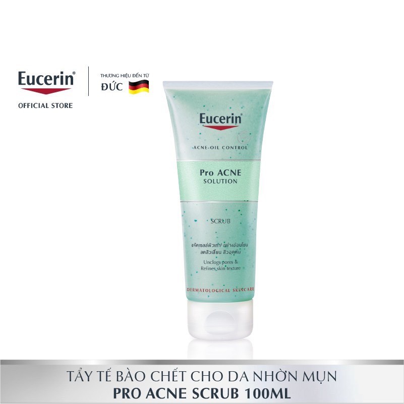 Tẩy tế bào chết ngăn ngừa mụn Eucerin Pro Acne Scrub 100ml 88984