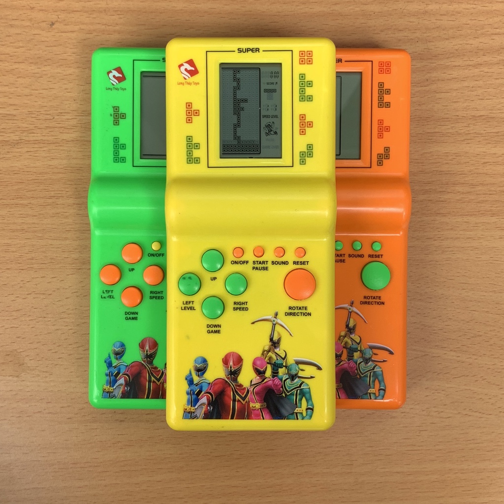 Máy Chơi Game Kèm Pin, Trò Chơi Xếp Gạch Hàng Benrikids Cho Bé Vui Chơi Giải Trí