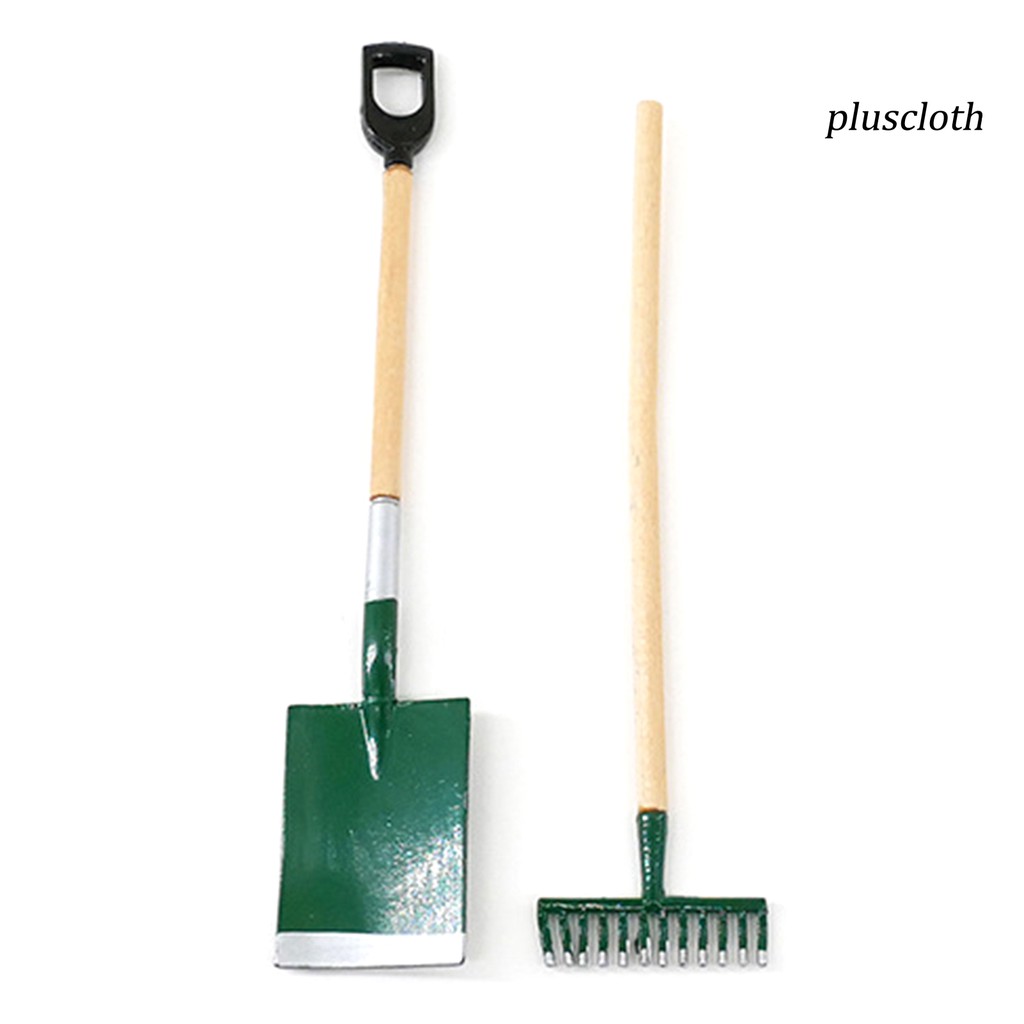 Bộ 3 Dụng Cụ Làm Vườn Mini Cho Nhà Búp Bê Tỉ Lệ 1 / 12