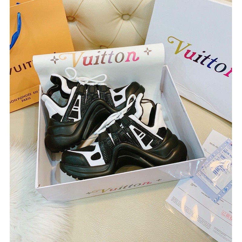 Giày LV. Archlight  đen trắng hàng 1:1 chất lượng