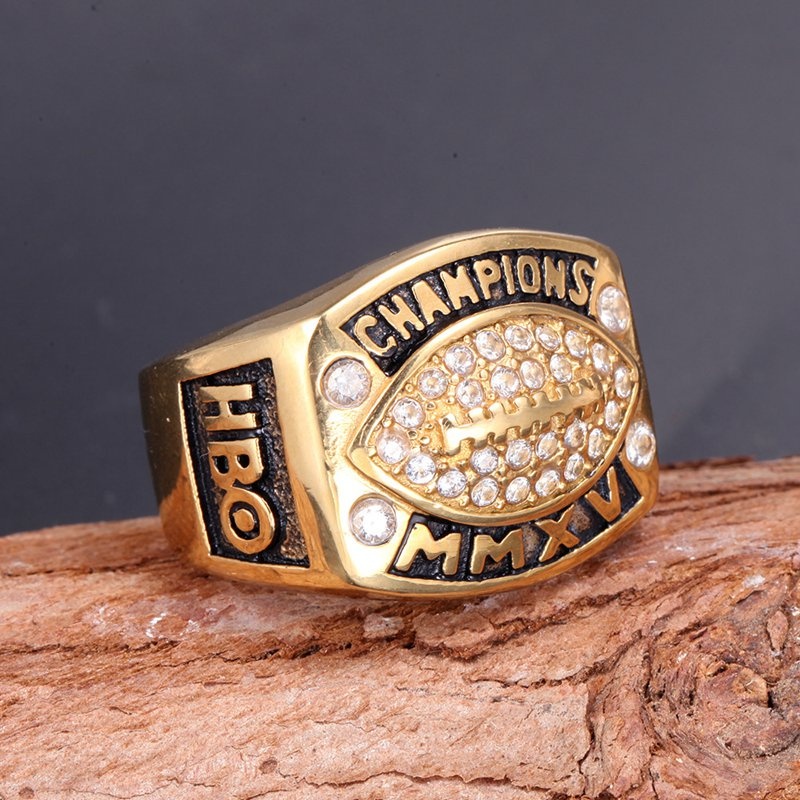 Nhẫn Khắc Chữ Champion Thời Trang Dành Cho Nam