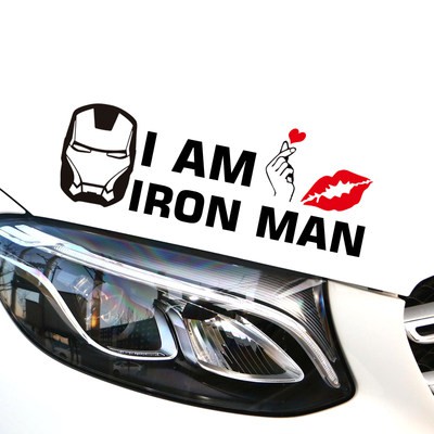 Dán xe Iron Man Avengers 4 tôi yêu bạn Ba nghìn lần 3000 lần