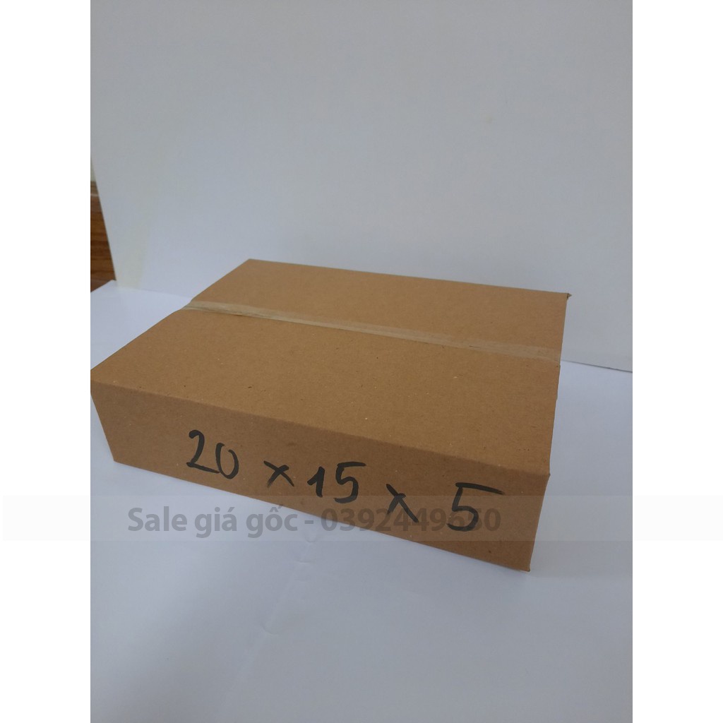 Hộp carton đóng hàng- Hộp ship cod 20x15x5(cm)