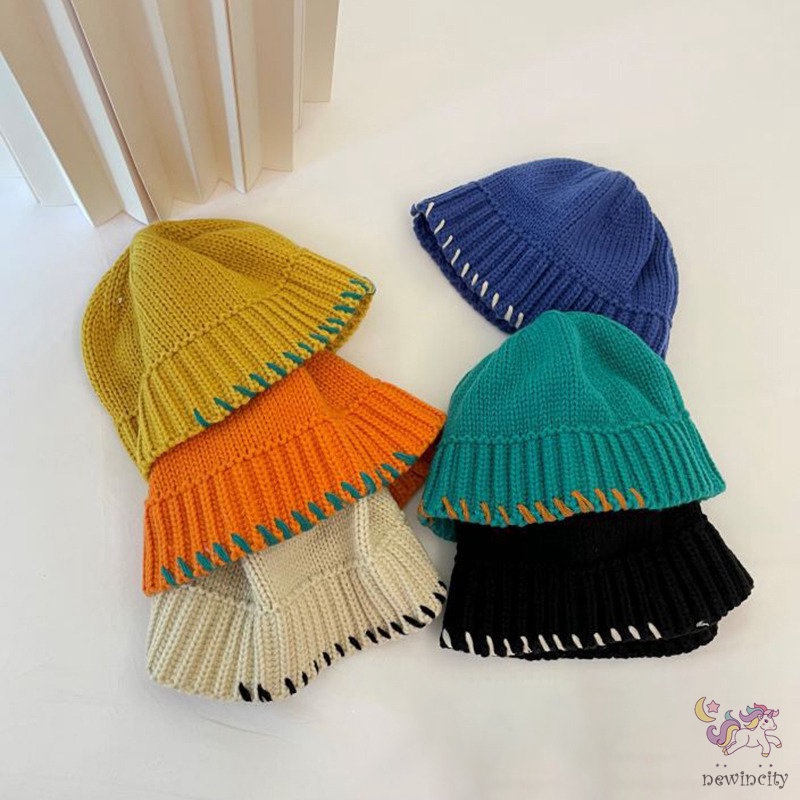 Mũ len giữ ấm vào mùa đông cho bé trai bé gái phong cách Hàn Quốc