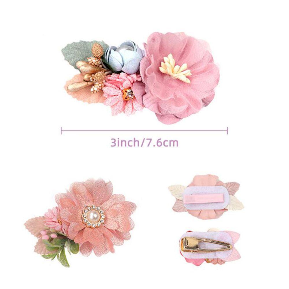 Set 3 Kẹp Tóc Hình Cánh Hoa Xinh Xắn