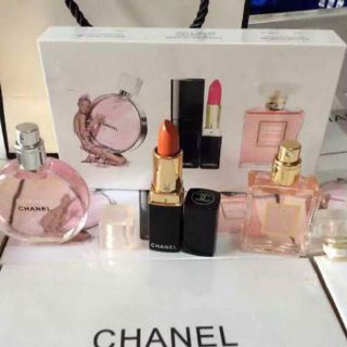 Set nước hoa và son 3 món