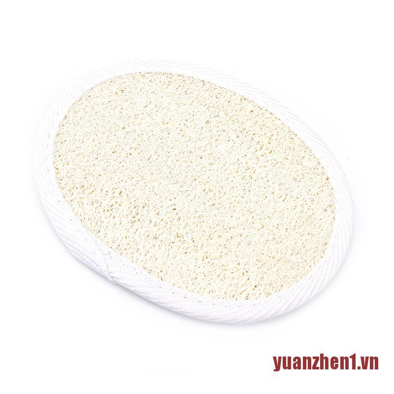 (Hàng Mới Về) Bông Tắm Tẩy Tế Bào Chết Bằng Len Tự Nhiên 1 Mặt