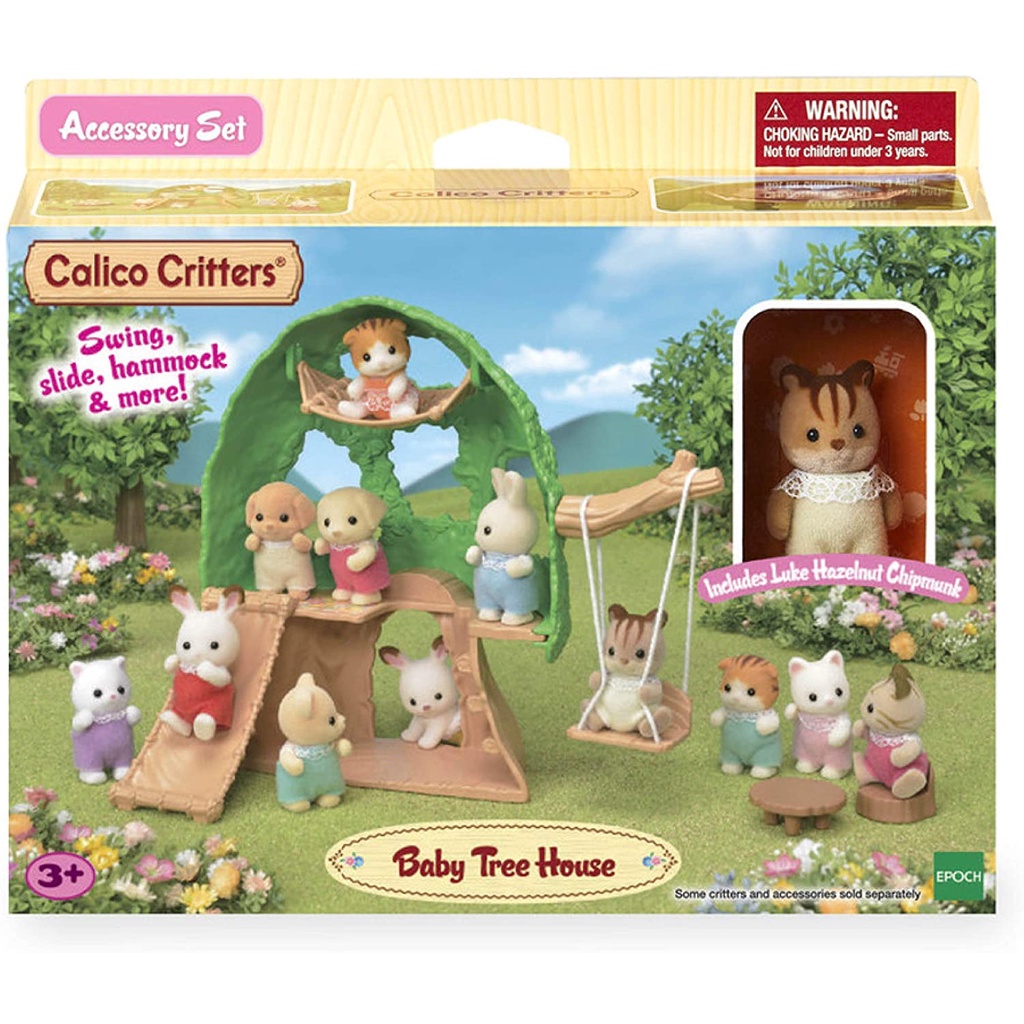 Sylvanian Families Calico Critters Nhà Trên Cây Cho Bé Baby Tree House