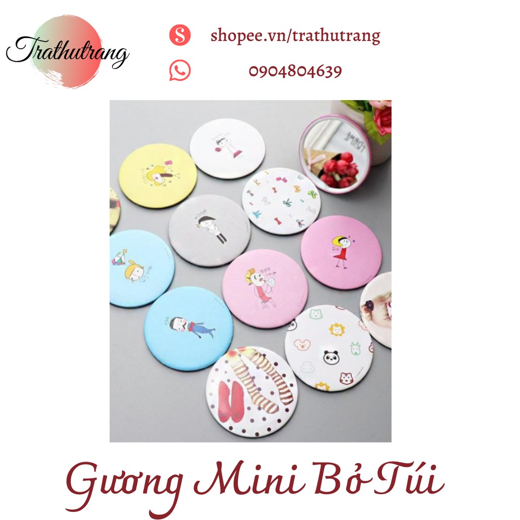 Gương Mini Bỏ Túi Tiện Lợi - Giá Siêu Rẻ