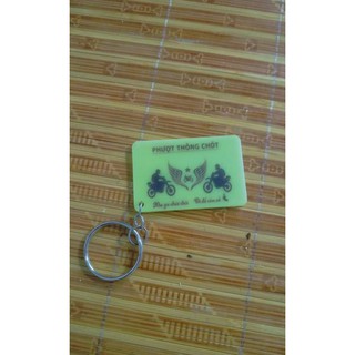 móc khóa mica , logo phượt
