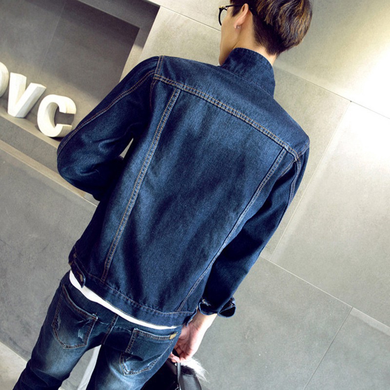 Men's jackets Retro Slim denim jacket Men's warm jacket