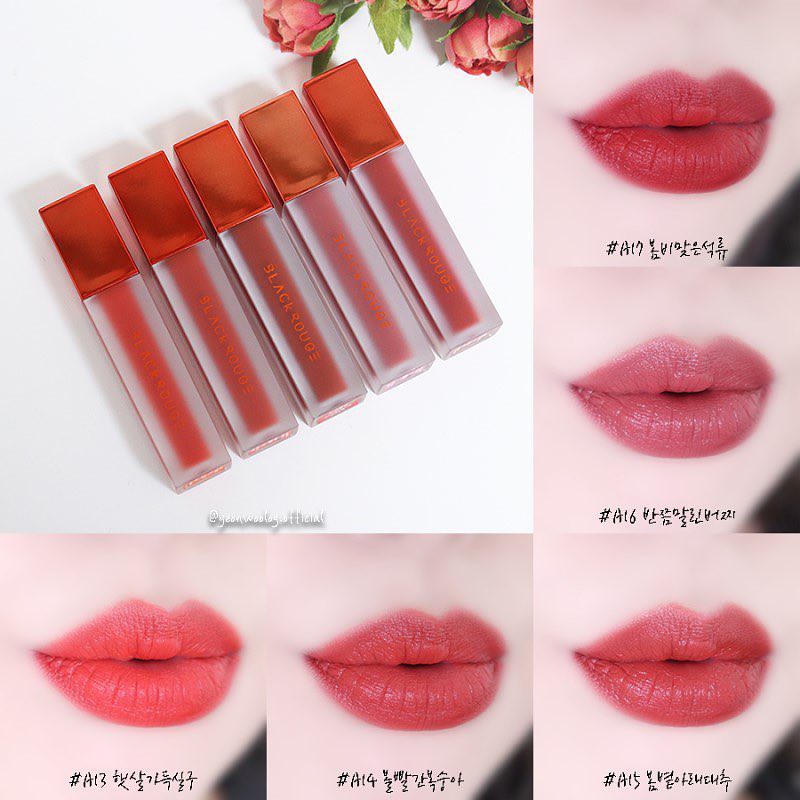 Son Kem Lì Black Rouge Air Fit Velvet Tint (VER 3-4) | Thế Giới Skin Care