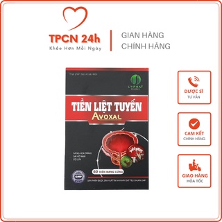 TPBVSK Tiền liệt tuyến Avoxal – Giảm phì đại tiền liệt tuyến cho nam giới sau tuổi 50