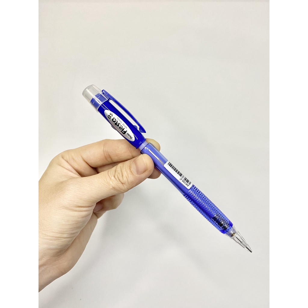 Bút Chì Bấm Pentel AX105 loại tốt (tem trắng) - Ngòi 0.5mm kèm gôm trên đầu bút