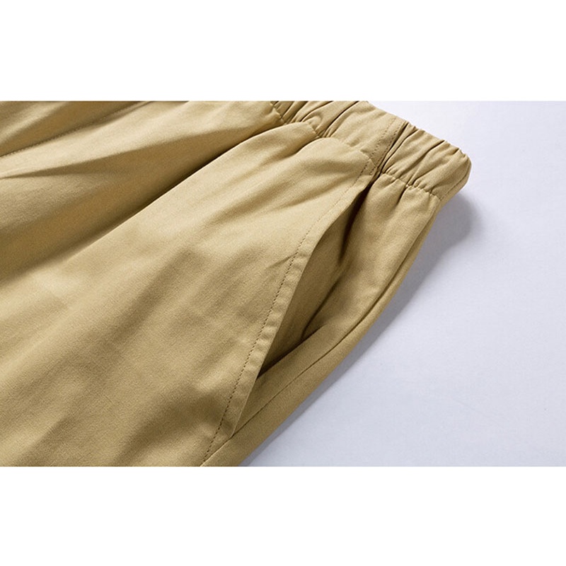 Quần Short Nam Lưng Thun Cột Dây Năng Động