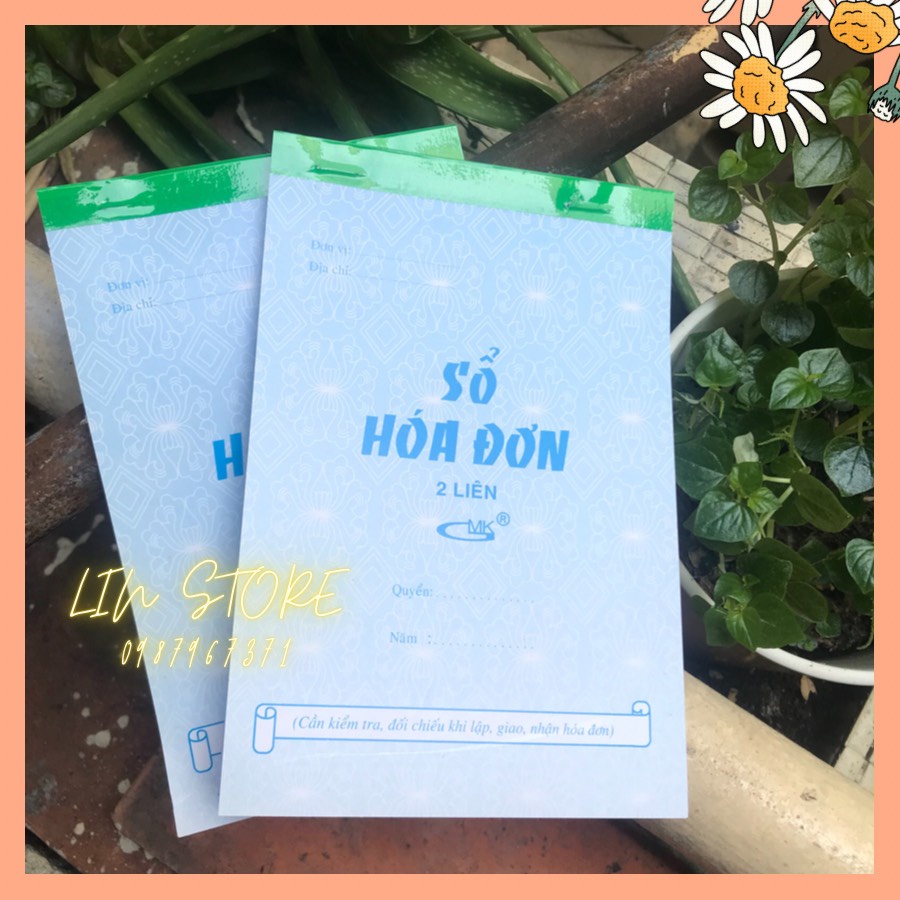 LIN STORE - Hóa Đơn Bán Lẻ Hai Liên ( 50 Bộ ) - Hóa Đơn Bán Hàng Tiện Lợi