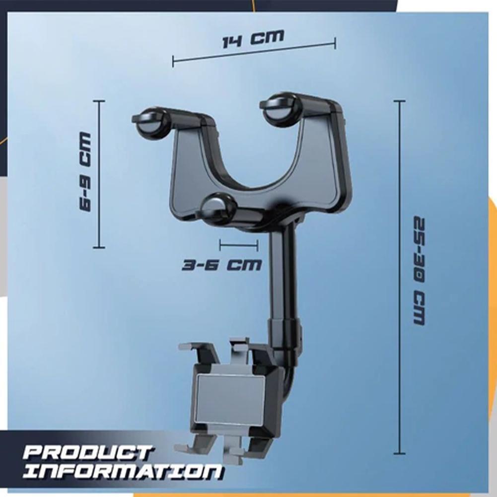 Giá Đỡ Điện Thoại Xoay 360 Độ Trong Xe Hơi Tiện Dụng° Giá Đỡ Điện Thoại Đa Năng Xoay Được O6E7