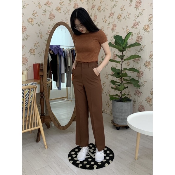 Áo Fitted Nâu | BigBuy360 - bigbuy360.vn