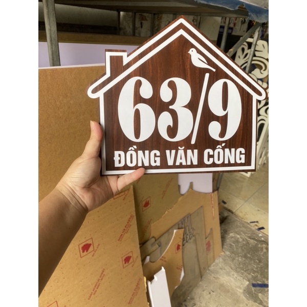 Bảng số nhà đẹp, lạ, độc, chắc siêu bền dày giá rẻ hàng nhà làm giá rẻ mà tốt