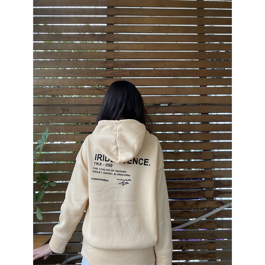 [ Ảnh Thật ] Áo Hoodie Nỉ Bông Nữ Form Rộng Màu Hồng Phong Cách Hàn Quốc