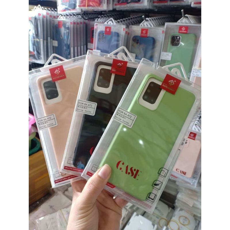 Ốp lưng dẻo màu KT cho Samsung A32 4G /A52/A72 Silicon chống bám bẩn, dễ lau chùi chính hãng