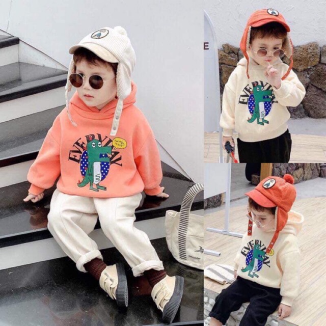 Bộ nỉ lông đẹp cho bé trai bé gái