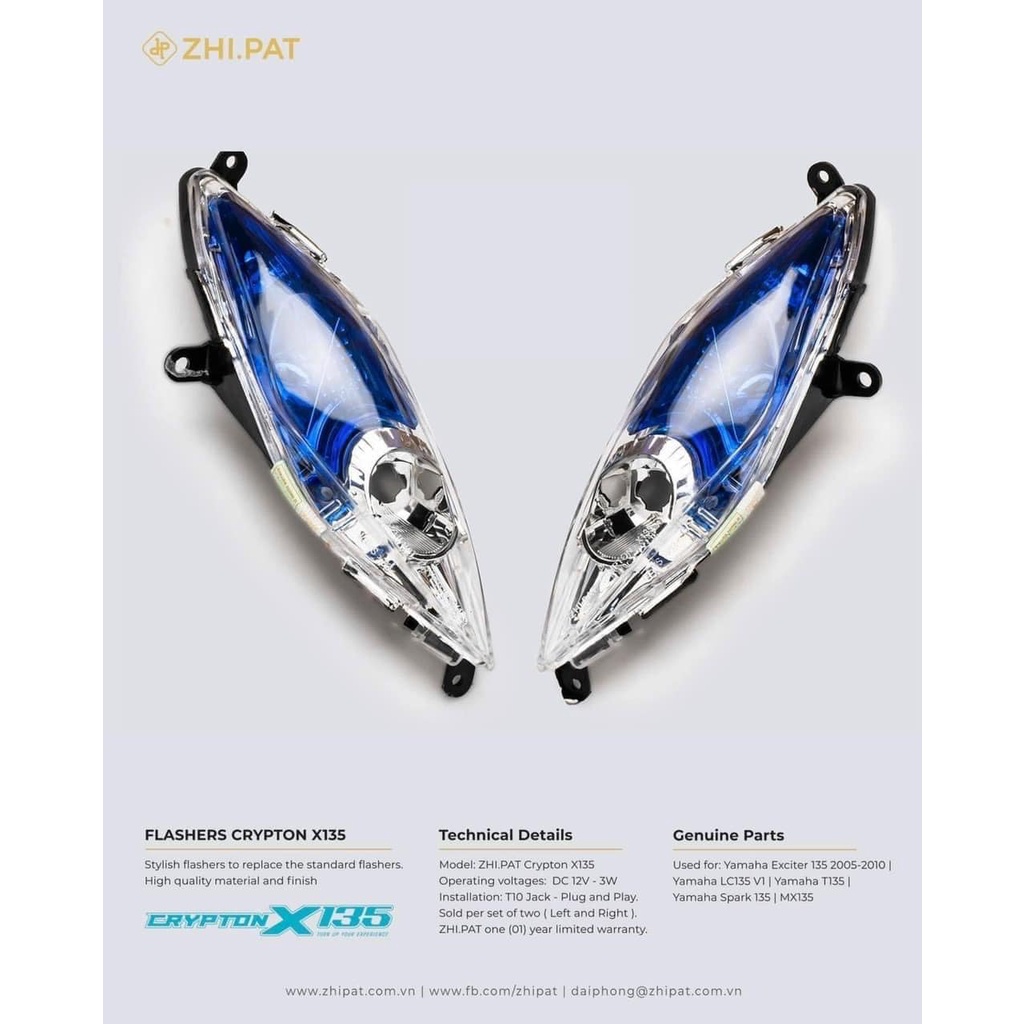 Xi nhan Zhi.PAT Ex135 2010 mod hy lạp chính hãng lắp như zin
