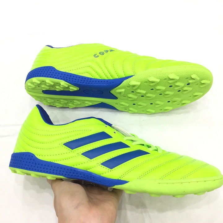 Giày đá bóng Copa đinh thấp siêu đẹp - Khâu đế - Chơi sân cỏ nhân tạo size 39-43 màu Xanh chuối (808)
