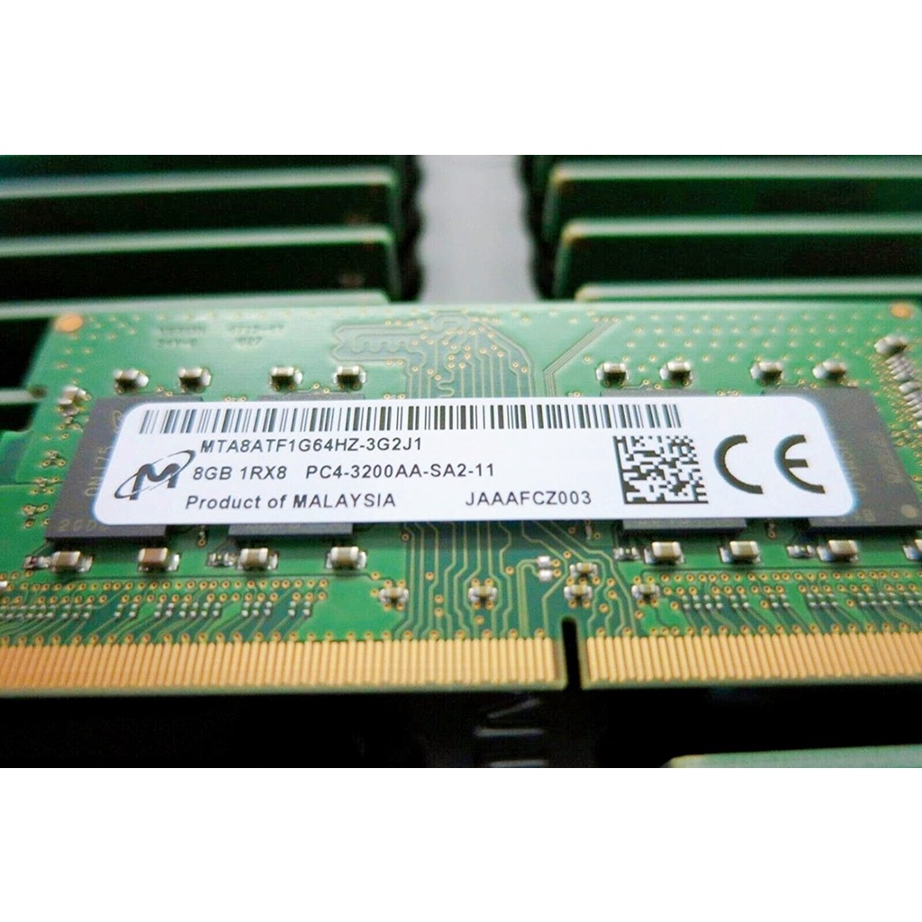 Ram Laptop Micron 8GB DDR4 3200MHz 2666MHz 2400MHz 2133MHz - Bảo hành 36 tháng