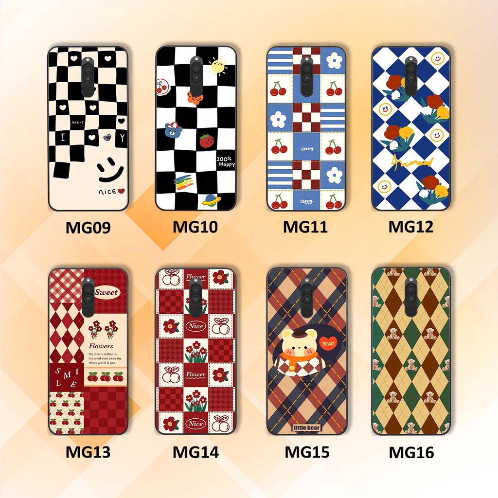 Ốp Xiaomi Redmi 8 họa tiết hoa, gấu thời trang, ốp dẻo bền đẹp