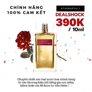 ❤️ ..::✨nước hoa dùng thử narciso rodriguez rose musc intense tester 5ml/10ml ̤