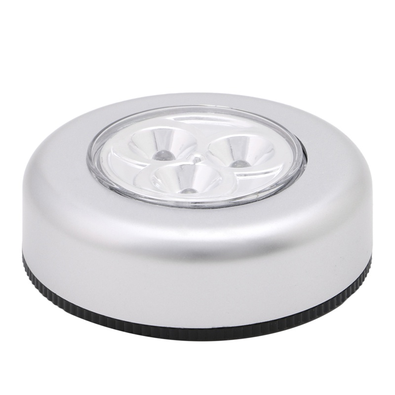 Đèn Led 3 Bóng Cảm Ứng Gắn Tường / Xe Hơi / Cắm Trại Sử Dụng Pin