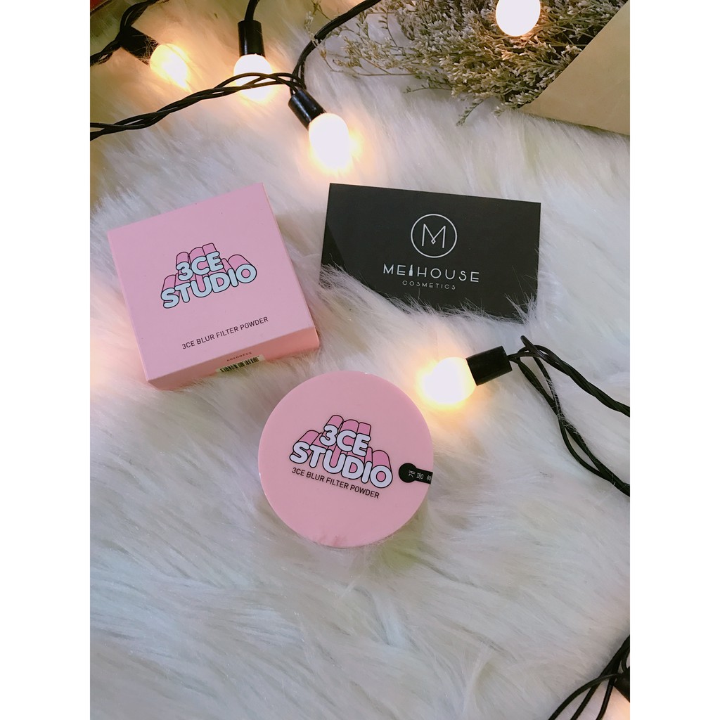 Phấn bột kiềm dầu 3ce studio blur filter powder