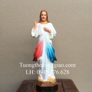 Tượng Lòng Thương Xót Chúa 40cm composite