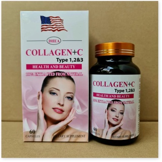 (SP HIỆU QUẢ) ĐẸP DA, SÁNG DA - COLLAGEN+C 60 viên sữa ong chúa, nhau thai cừu
