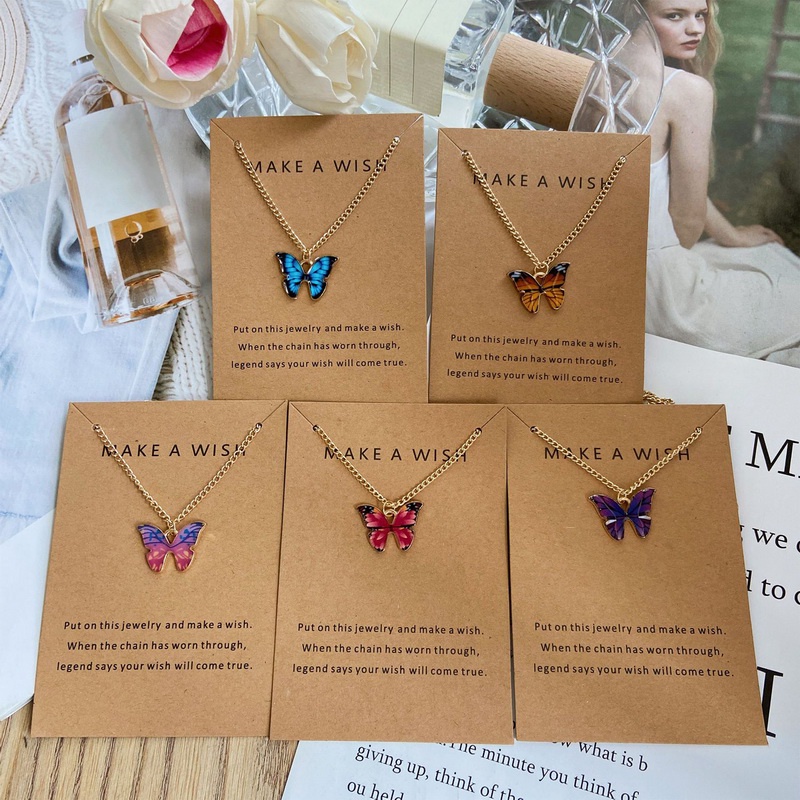 Vòng cổ Hình Bướm Phong Cách Bohemian Thời Trang Dành Cho Nữ