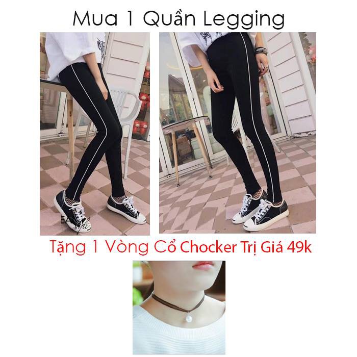 Quần Legging Tặng Vòng Cổ Choker