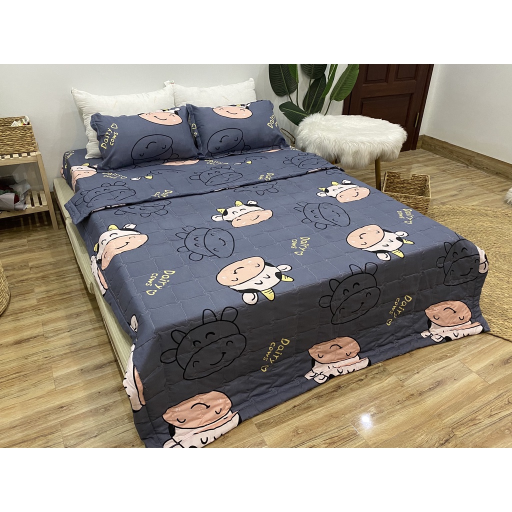 Ga bọc đệm bo chun,kích thước 1m2,1m4,1m5,1m6,1m8-vải cotton poly