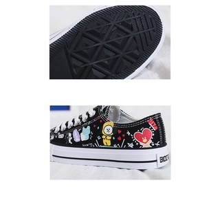 Giày Thể Thao Canvas Bisa COD BTS BT21 - KP204