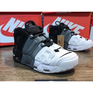 (ẢNH THẬT+VIDEO) GIÀY SNEAKER UPTEMPO AIR 3 MÀU TRẮNG ĐEN XÁM
