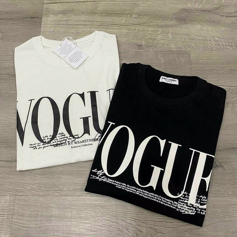 ÁO THUN VOGUE OVERSIZE NAM NỮ