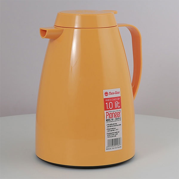 Phích đựng nước nóng 1 Lít Rạng Đông, nắp gioăng xoáy giữ nhiệt cao -  RD 1045 N1.E