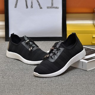 Giày Nam Sneaker  POSA PSSP006 Đen)