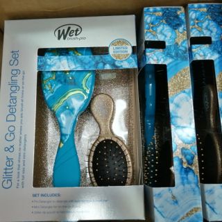 Thanh lược gỡ rối Wet Brush Pro Glitter & Go Detangling Set