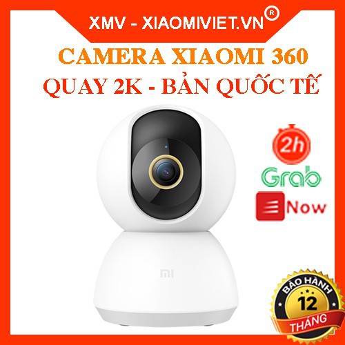 Camera Xiaomi 360 1080p Bản Quốc tế - Quay Full HD hoặc 2K | Đàm thoại 2 chiều- Hàng chính hãng | BigBuy360 - bigbuy360.vn