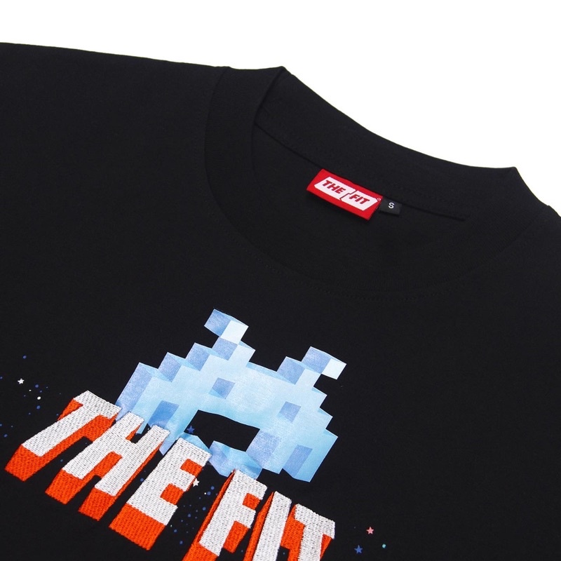 Áo thun UNISEX localbrand THE FIT GAME TEE BLACK, áo localbrand chính hãng thêu,in,in decal kết hợp, 100% cotton