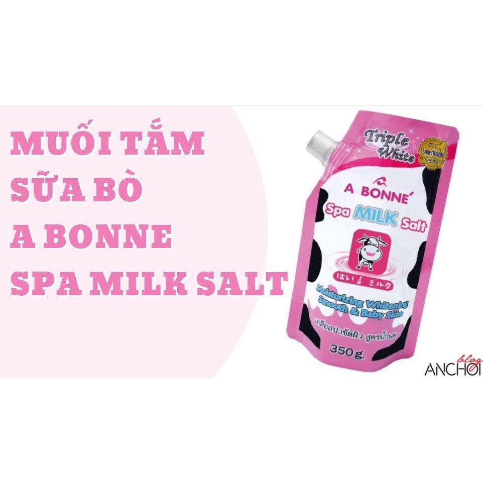 Muối Tắm Sữa Bò Tẩy Tế Bào Chết A Bonne Spa Milk Salt Thái Lan (350g)