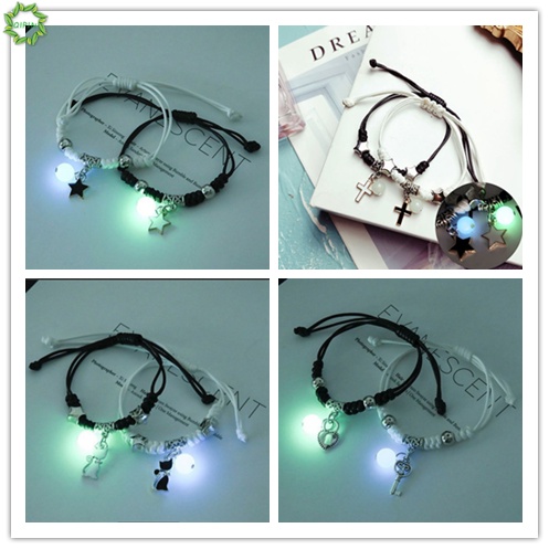 Cặp vòng đeo tay phát sáng phong cách Hàn Quốc cho cặp đôi