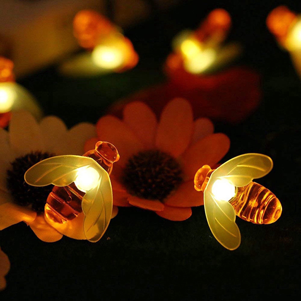 Dây Đèn Led 2M 3M Sử Dụng Năng Lượng Mặt Trời Chống Thấm Nước Trang Trí Giáng Sinh